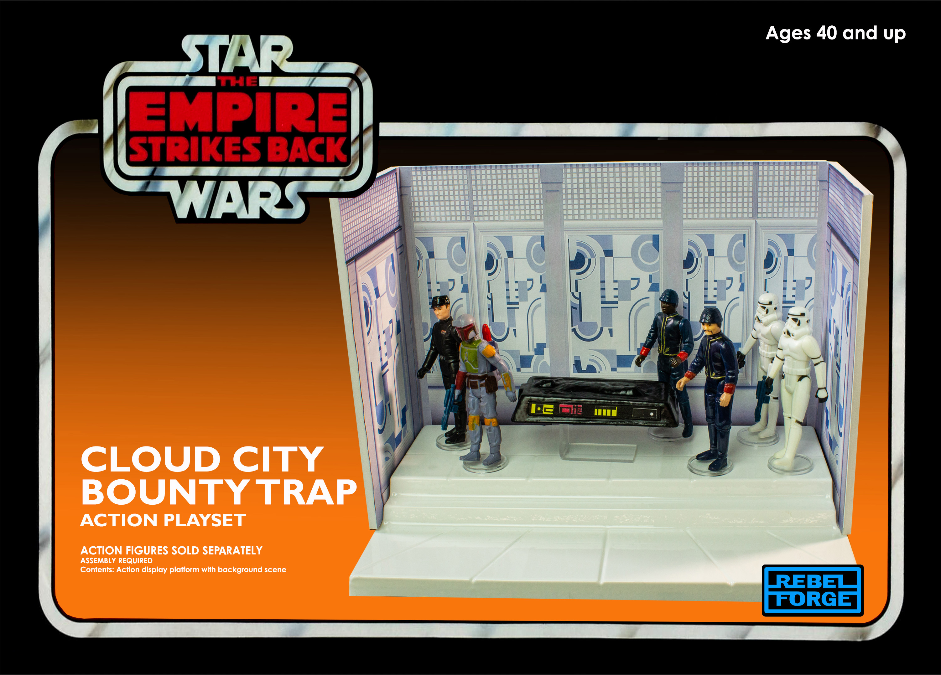 Cloud City Bounty Trap Play-Set box front